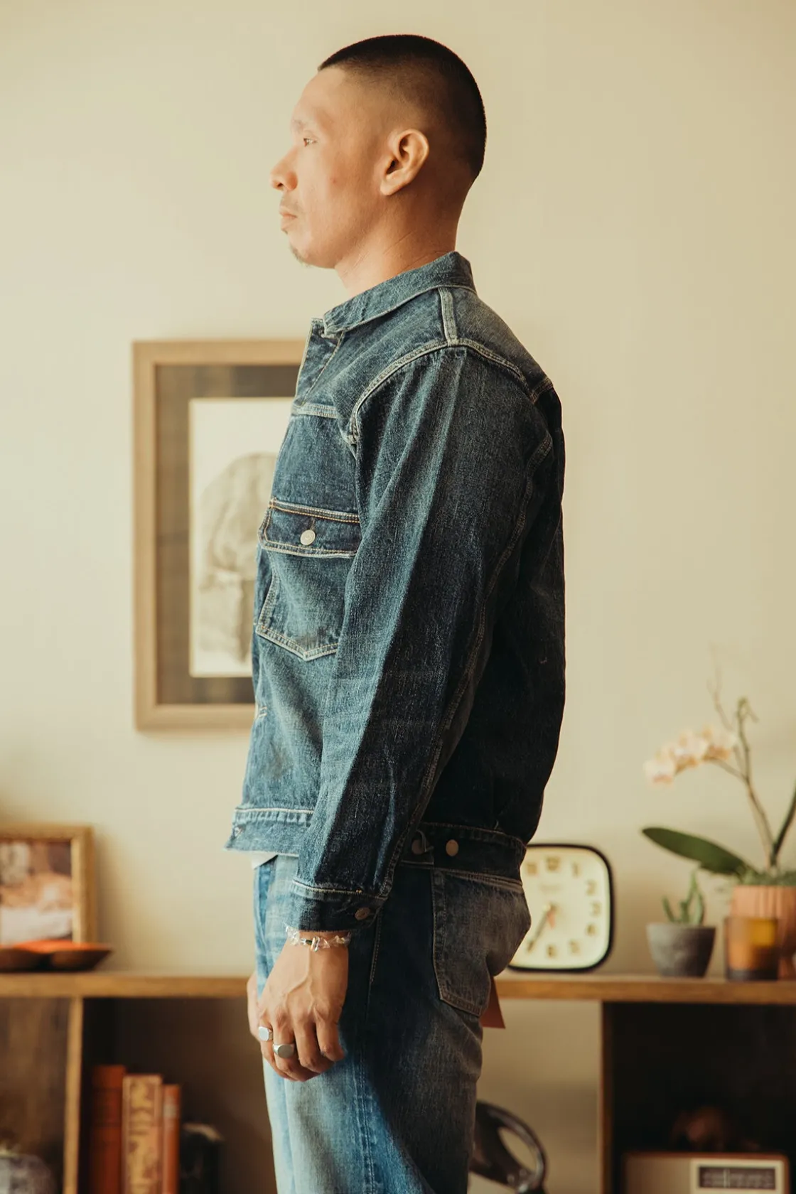Coats, Jackets, And Vests<Fullcount 2050-2102 - "Fear of The Dark" Type 2 Denim Jacket - Indigo Blue