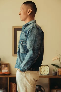 Coats, Jackets, And Vests<Fullcount 2016-2102 - "More Than Real" Type 2 Denim Jacket - Indigo Blue