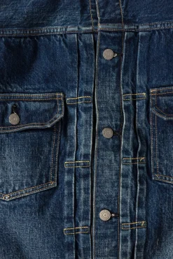 Coats, Jackets, And Vests<Fullcount 2016-2102 - "More Than Real" Type 2 Denim Jacket - Indigo Blue