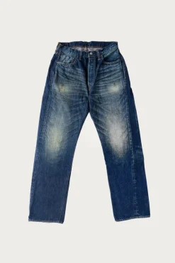 Denim<Fullcount 1344-0105 - "More Than Real" Wide Denim - Indigo Blue