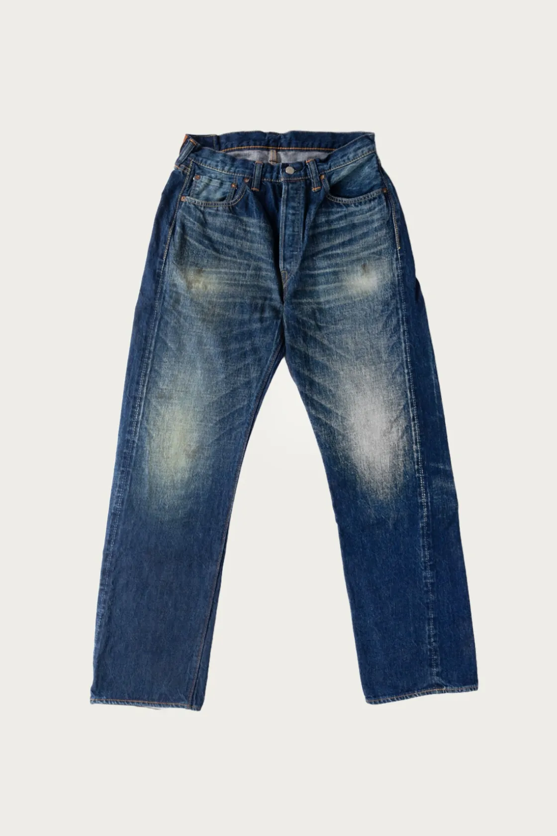 Denim<Fullcount 1344-0105 - "More Than Real" Wide Denim - Indigo Blue