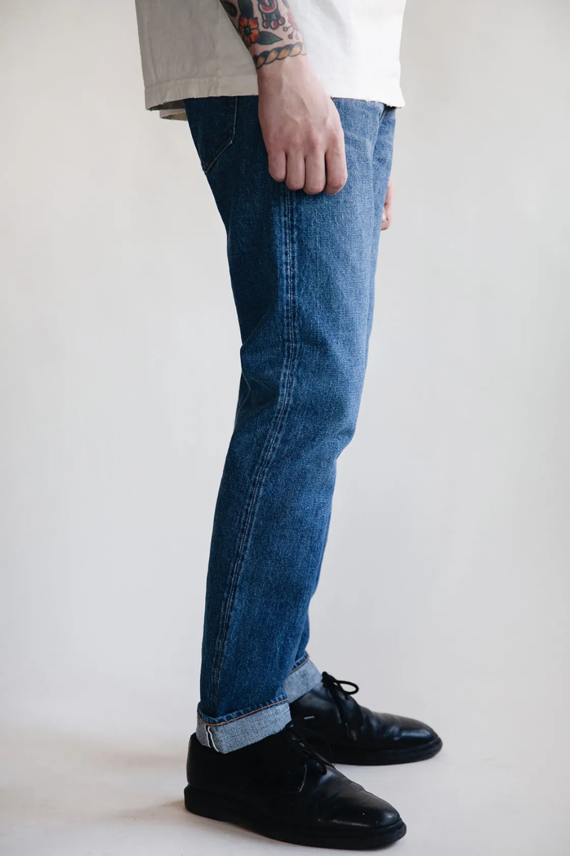 Denim<orSlow 107 Ivy Denim - 2 Year Wash