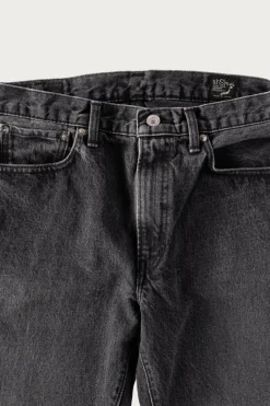 Denim<orSlow 107 Ivy Denim - Black Denim Stone