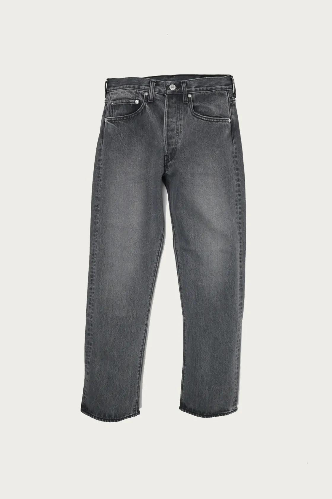 Denim<orSlow 105 Standard Denim - Black Denim Stone