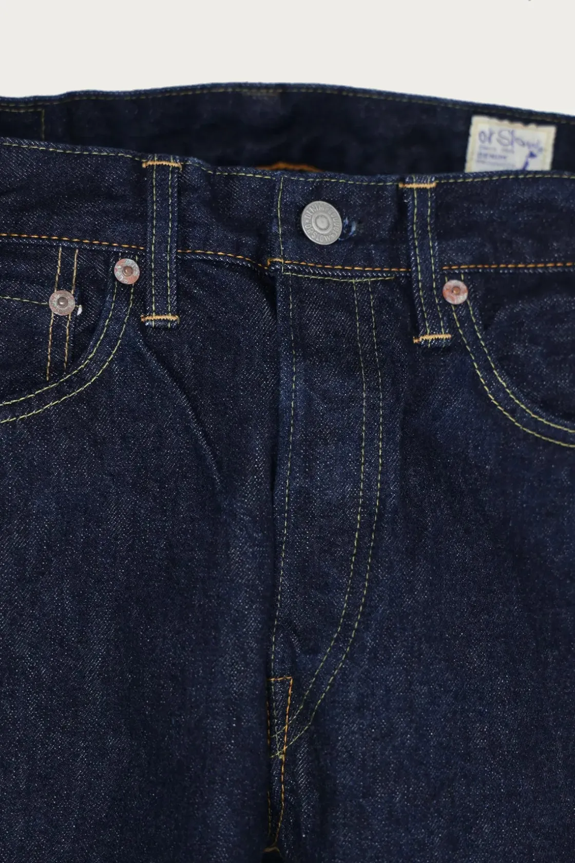 Denim<orSlow 105 Standard Denim - One Wash