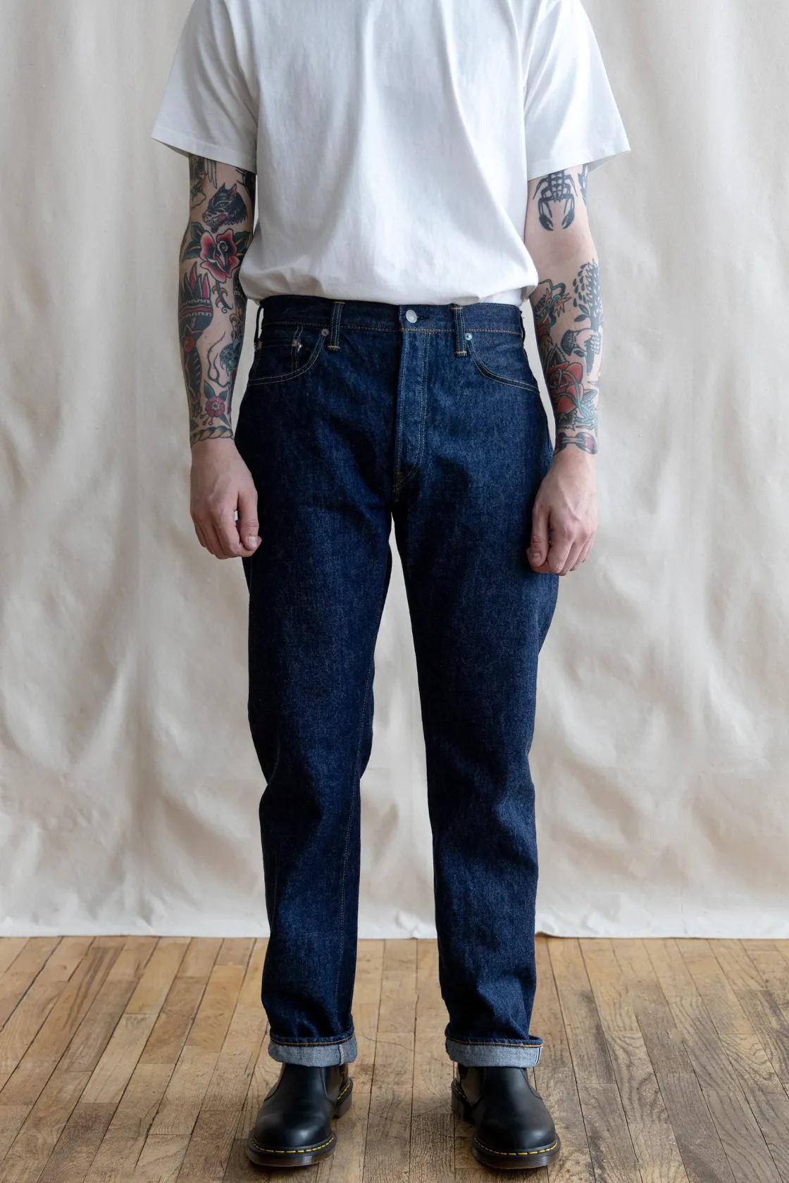 Denim<orSlow 105 Standard Denim - One Wash