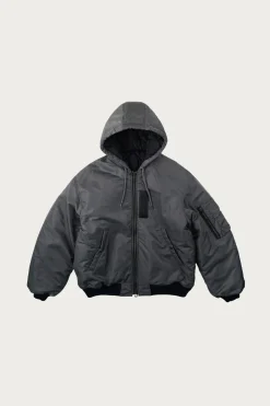 Coats, Jackets, And Vests<FrizmWORKS Active MA-1 Hooded Parka - Gun Metal