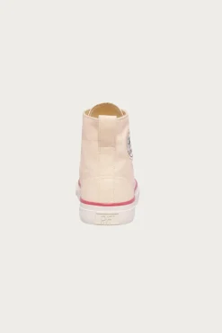 Footwear<P.F. Flyers All-American Hi - Antique White/Crimson