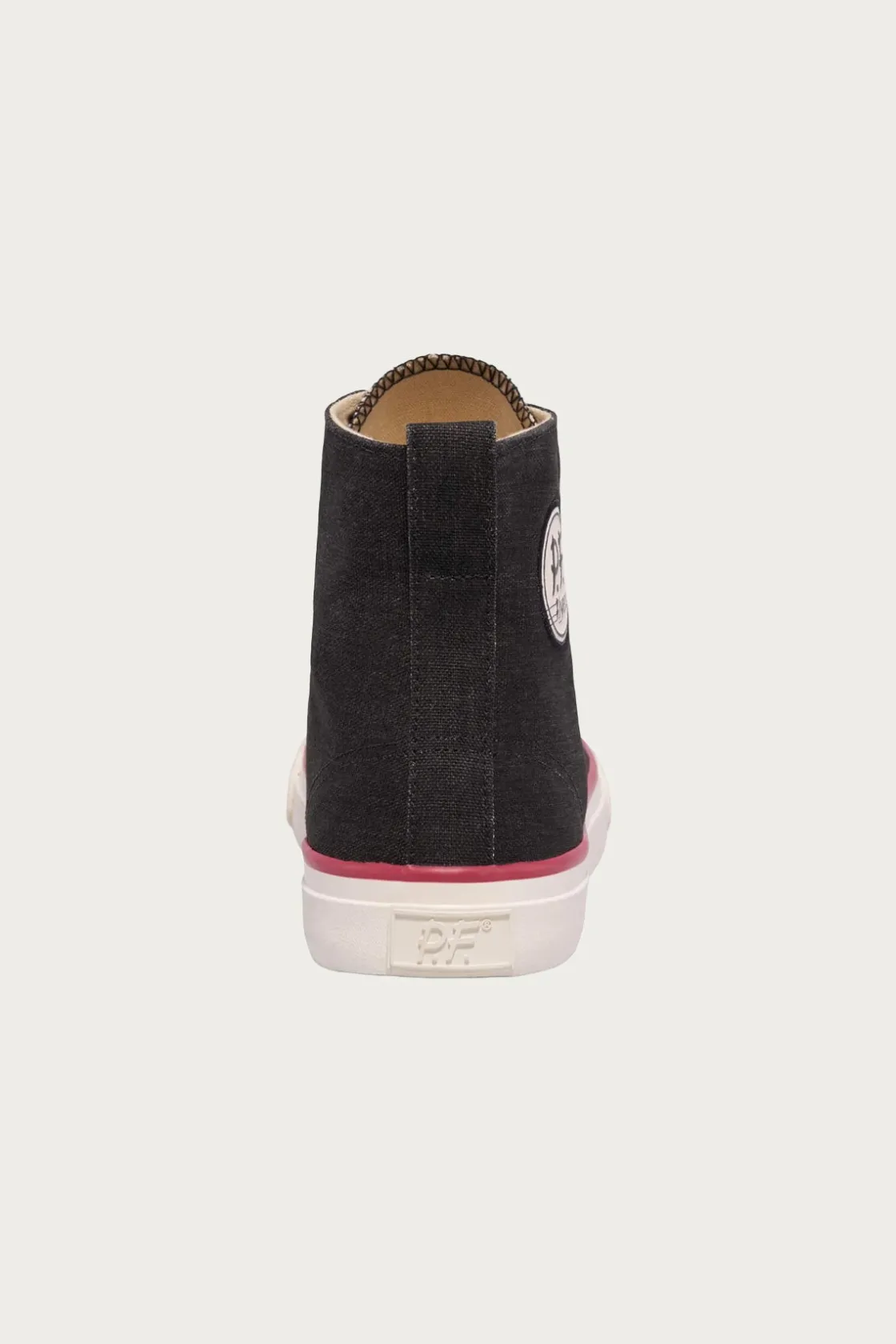 Footwear<P.F. Flyers All-American Hi - Black/Crimson