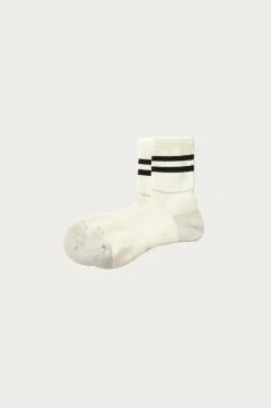 Accessories<Rototo Allrounder "2 Stripe Merino Crew" - Black