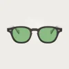 Eyewear|Accessories<Shady Character Eyewear Arnie 46 - Black/Medium Green
