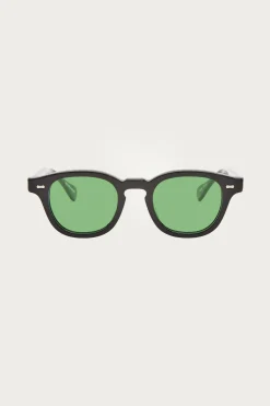Eyewear|Accessories<Shady Character Eyewear Arnie 46 - Black/Medium Green