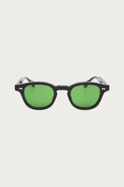 Eyewear|Accessories<Shady Character Eyewear Arnie - Black/Med Green