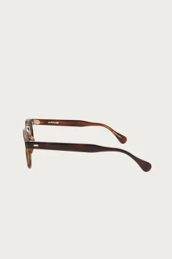 Eyewear|Accessories<Shady Character Eyewear Arnie - Root Beer/Mid Grey