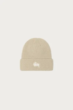 Accessories<Stüssy Basic Cuff Beanie - Faded Tan