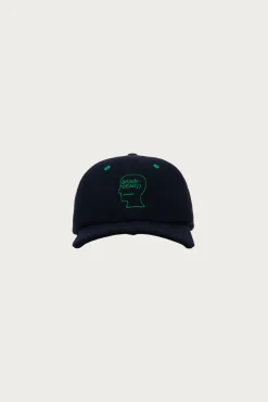 Accessories<Brain Dead Batwing Logohead Flannel Hat - Navy