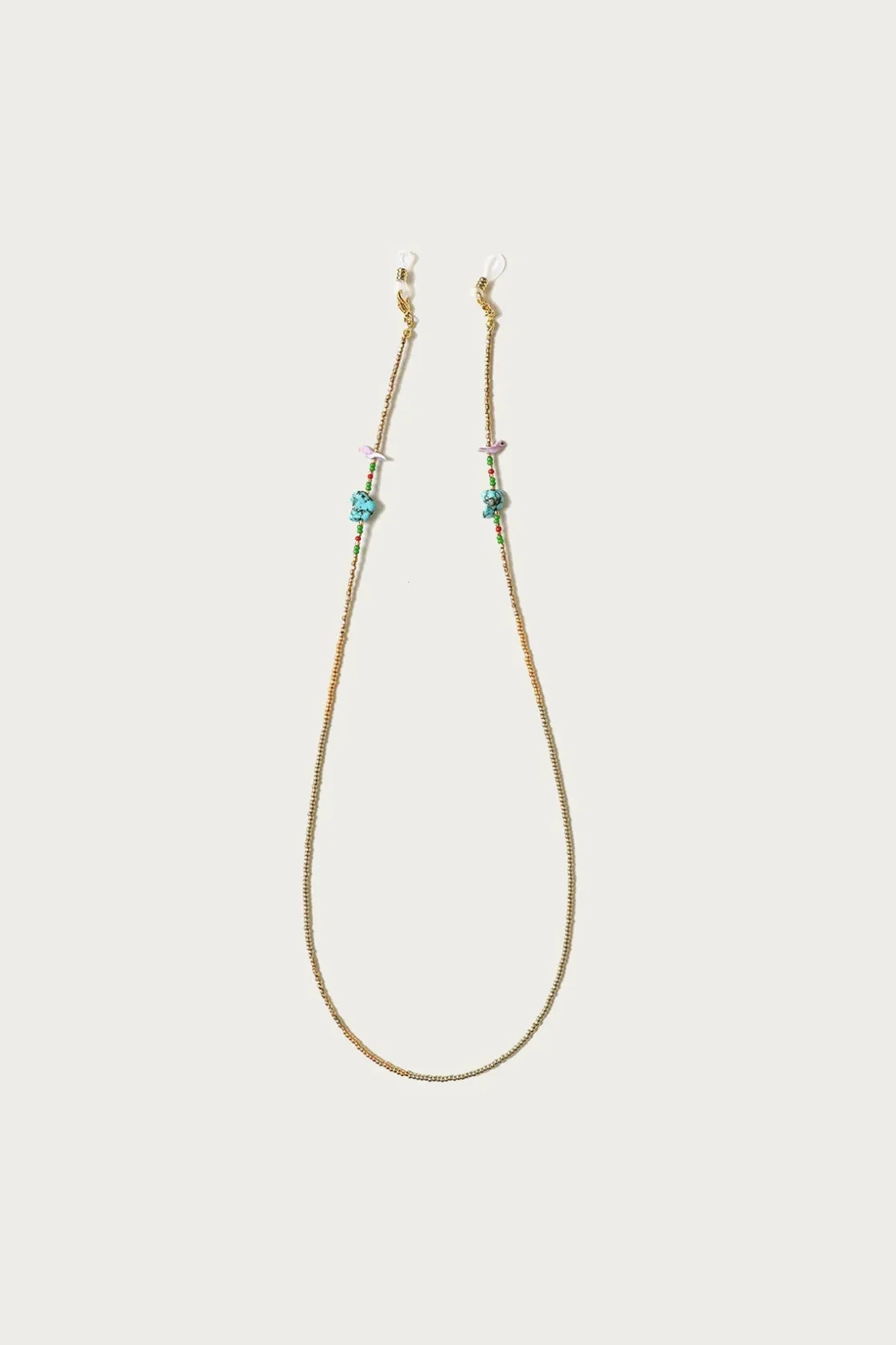 Accessories<Kapital Beads Eyeglass Holder Strap - Gold