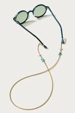 Accessories<Kapital Beads Eyeglass Holder Strap - Gold