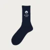 Accessories<Beams Japan Beams Logo Socks - Navy