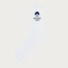 Accessories<Beams Japan Beams Logo Socks - White/Blue
