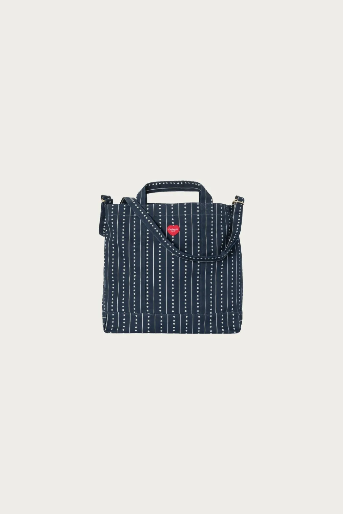 Accessories<Carhartt Work In Progress Big Drewe Tote - Heart/Pinstripe