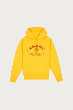 Tees And Sweats<Brain Dead x Brooks Brothers California Logo Hoodie - Yellow
