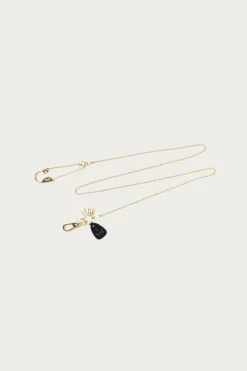 Accessories<Kapital Brass Anchor Snood Chain - Gold
