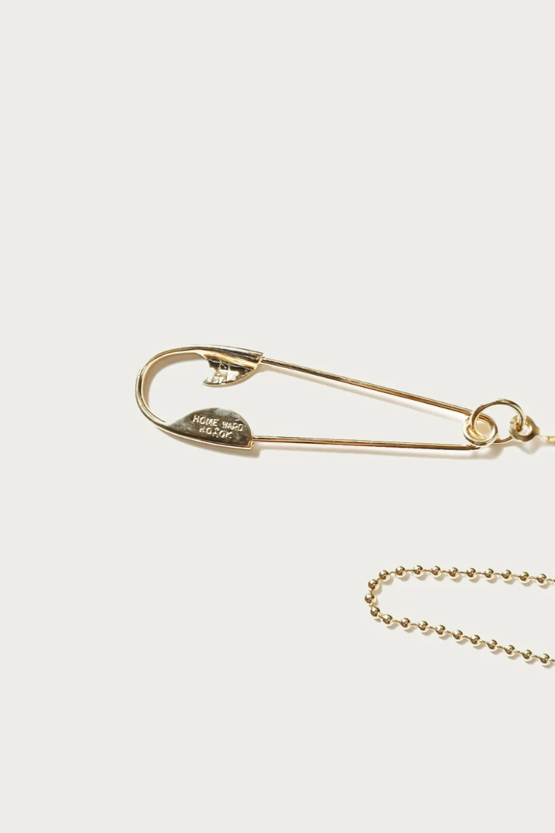 Accessories<Kapital Brass Anchor Snood Chain - Gold