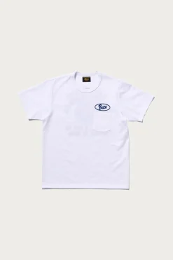 Tees And Sweats<The Real McCoys Buco Tee/Enthusiast - White