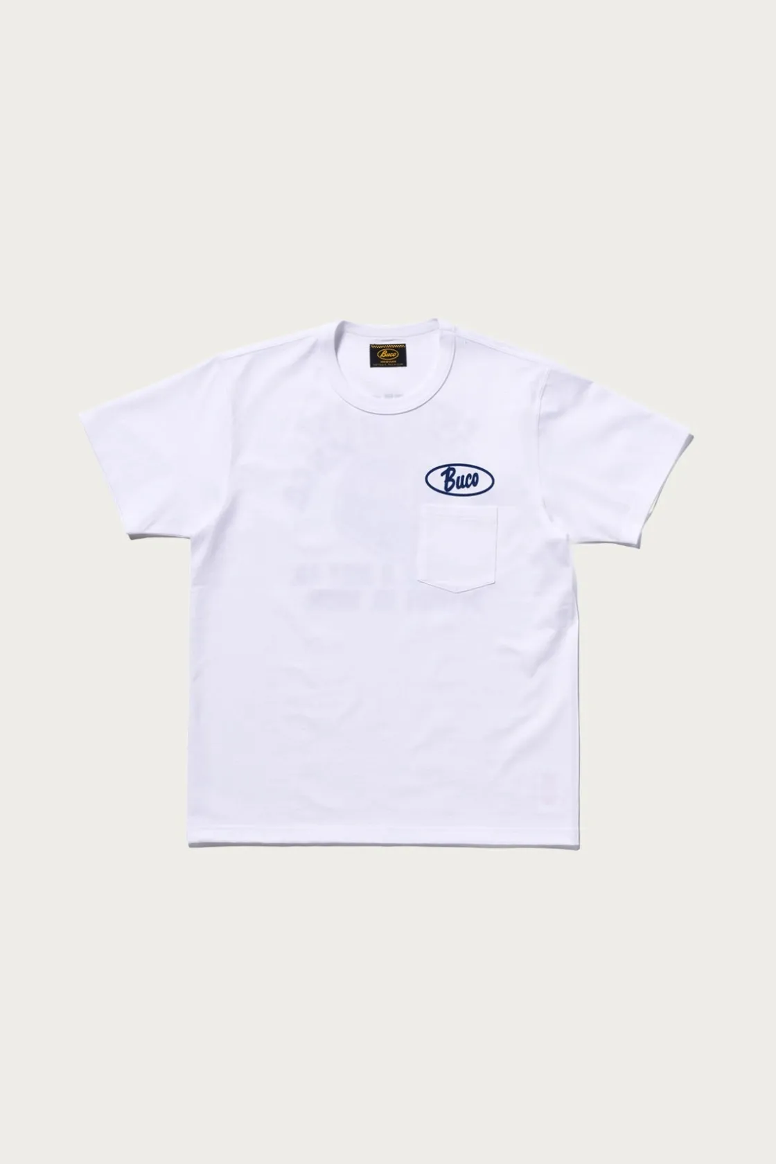 Tees And Sweats<The Real McCoys Buco Tee/Enthusiast - White