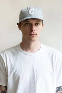 Accessories<Canoe Club Collaborations Canoe Club x Ebbets Field Ball Cap - Heather Grey