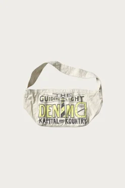 Accessories<Kapital Canvas News Paper Bag (GUIDING LIGHT) - Natural