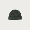Accessories<Stone Island Cashmere Beanie - Dark Grey