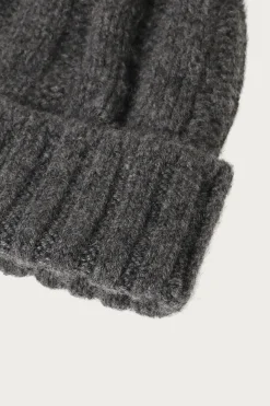 Accessories<Beams Plus Cashmere Rib Watch Cap - Charcoal