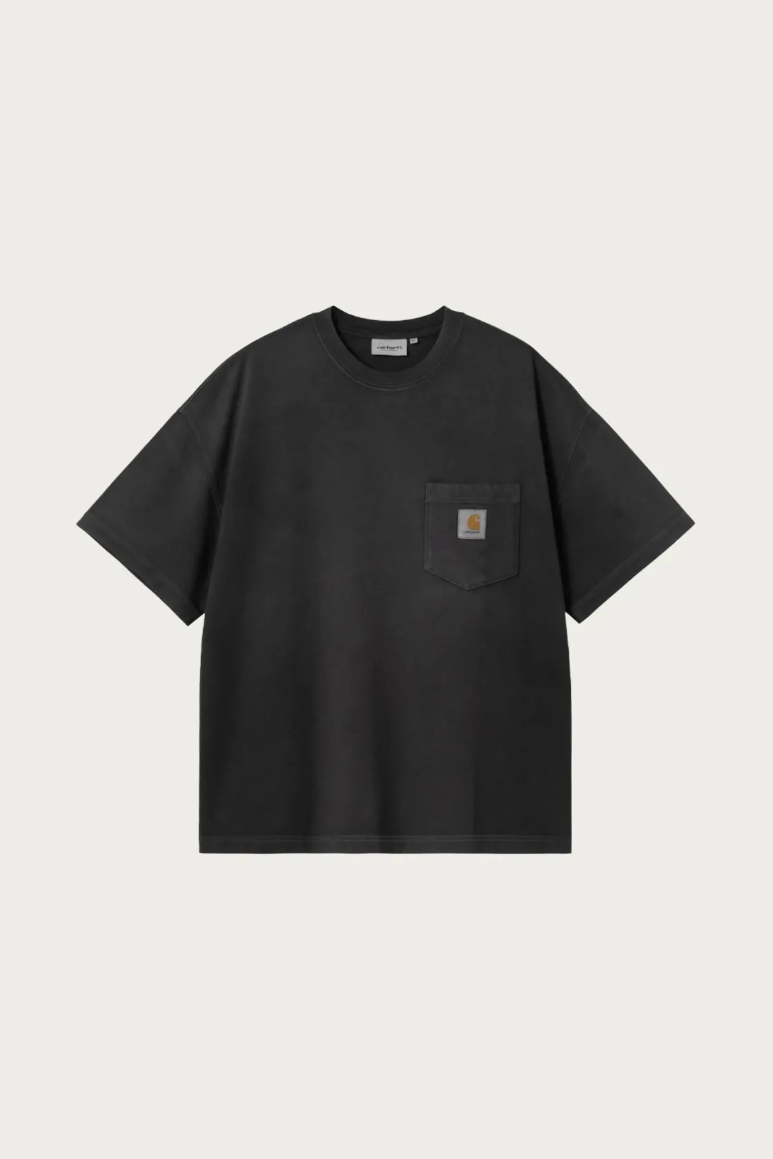 Tees And Sweats<Carhartt Work In Progress Chalk Wash Hudson Pocket T-Shirt - Black