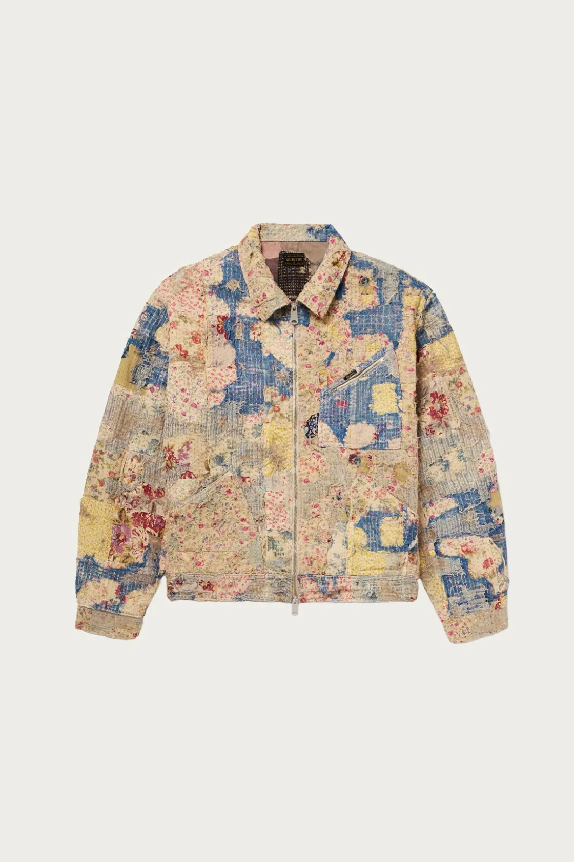 Coats, Jackets, And Vests<Kapital Champetre BORO ZIP UP Blouson (VirginMary) - Multi