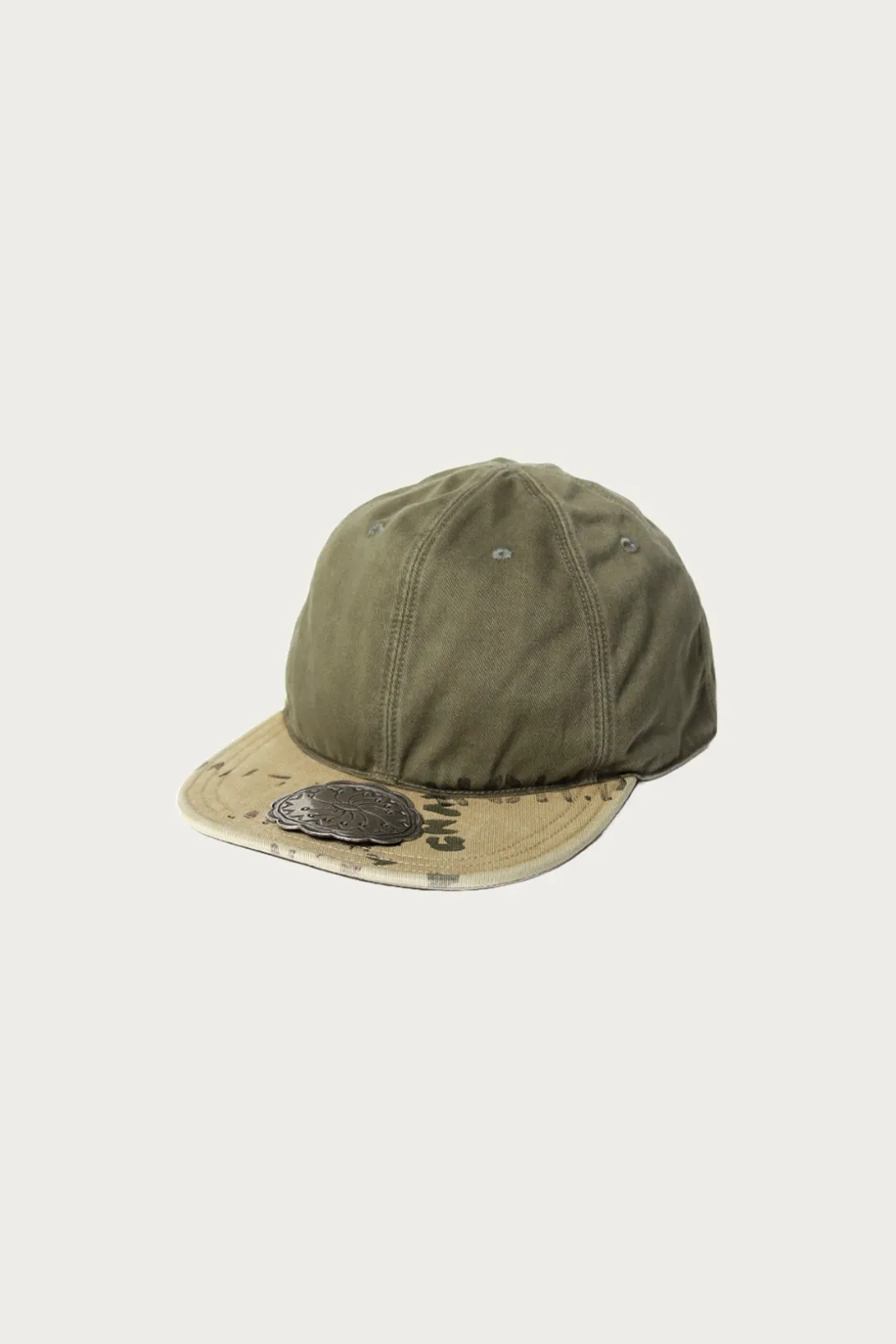 Accessories<Kapital Chino Brim Field Cap - Khaki