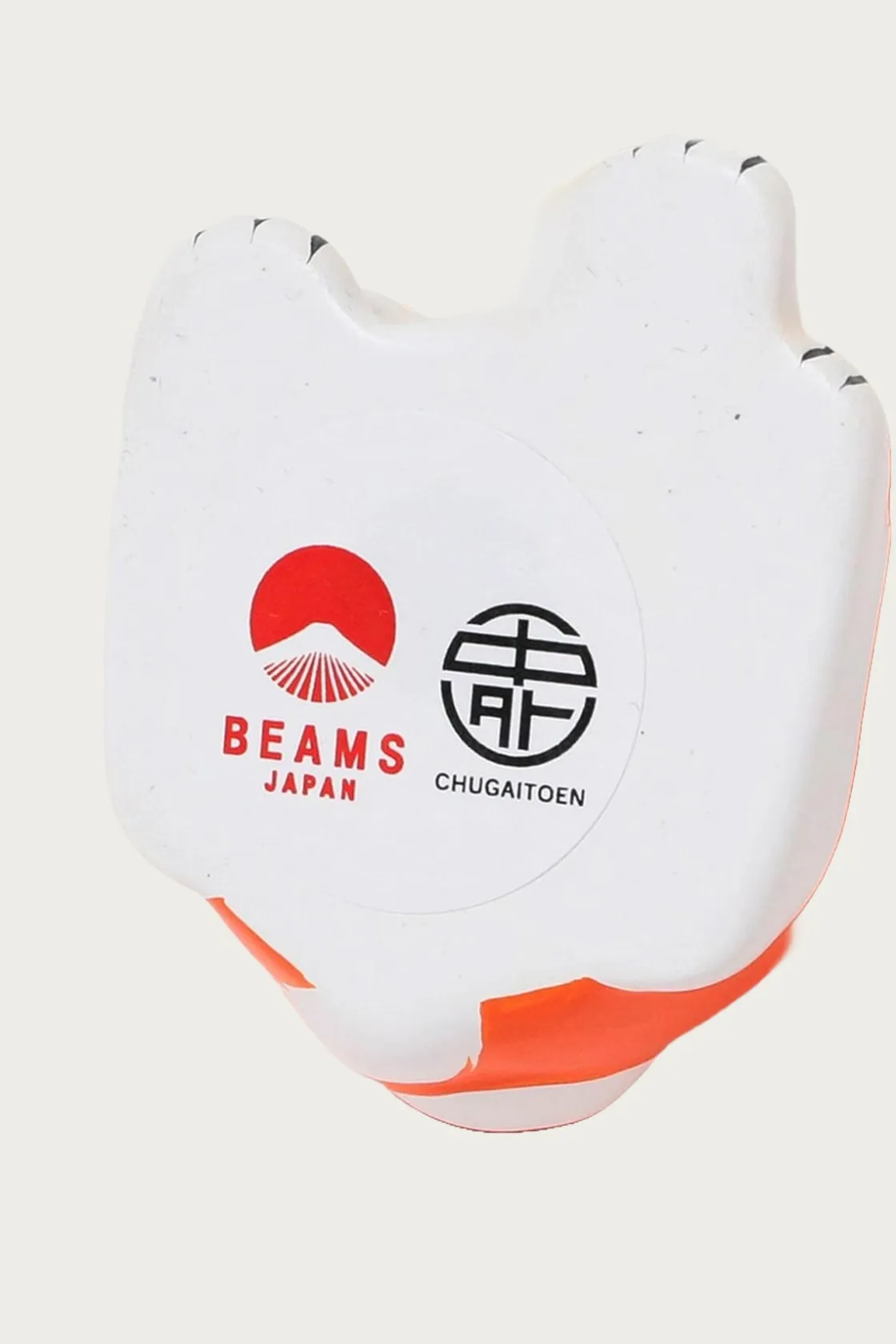 Homegoods<Beams Japan Chugai Toen Fortune Dog Right Large - Orange