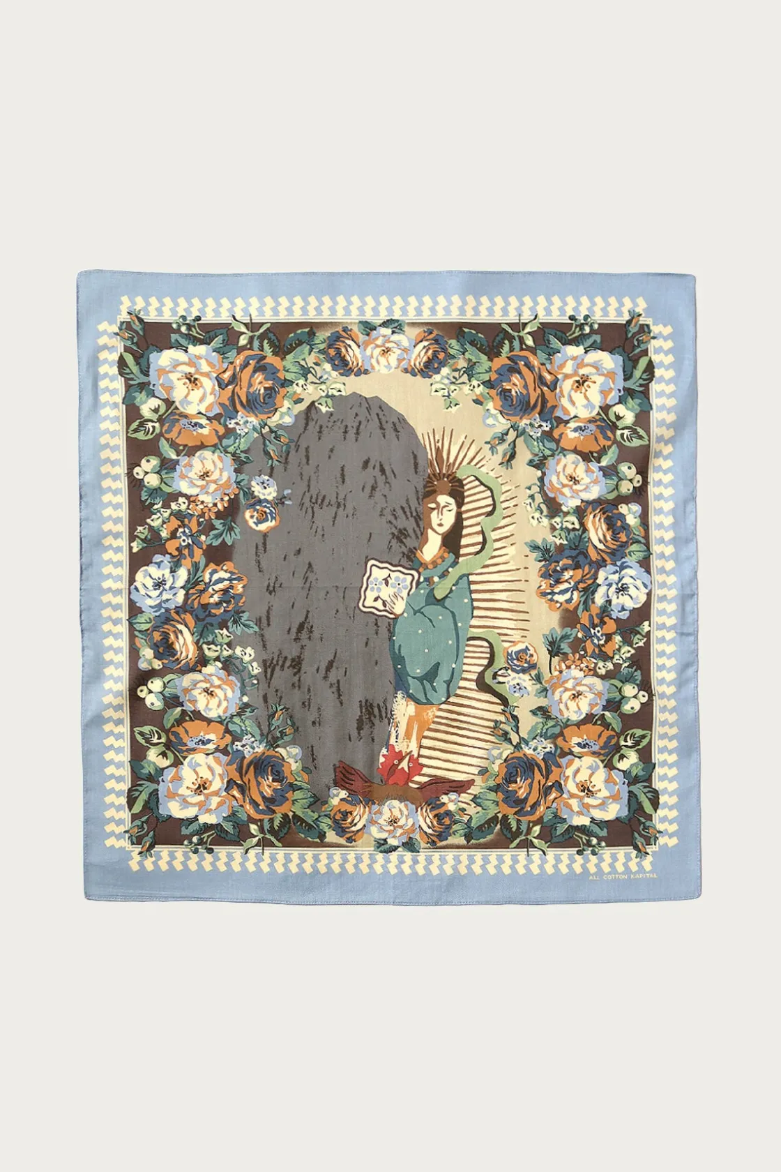 Accessories<Kapital Color Bandanna (A.MA.TE.RA.SU) - Sax