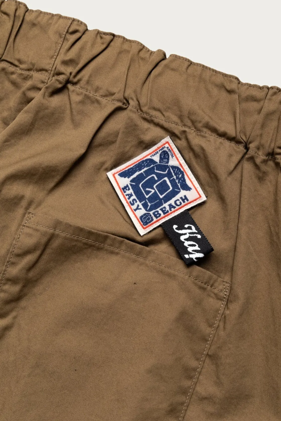 Pants<Kapital Combed Burberry Cotton EASY-BEACH-GO Pants - Beige