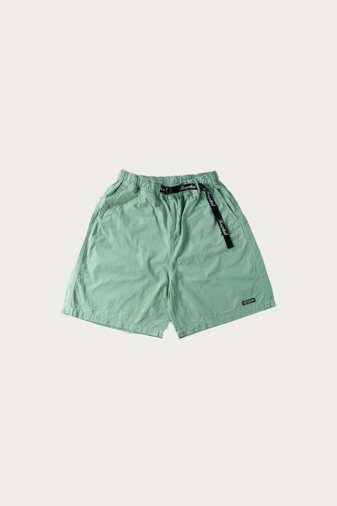 Shorts<Kapital Combed Burberry EASY Short Pants - Mint