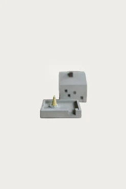 Homegoods<Pull Push Cottage Incense Pot - Natural