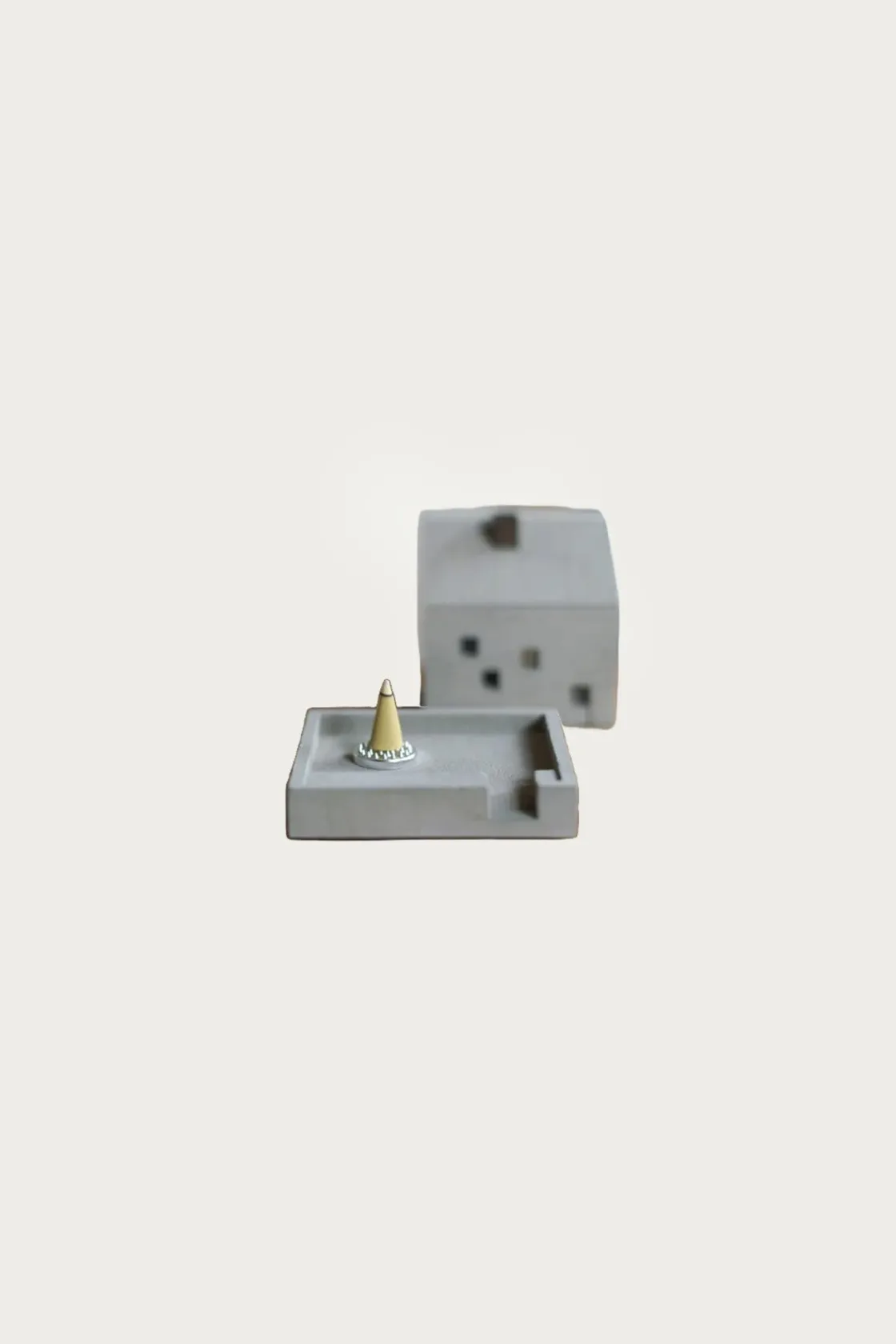 Homegoods<Pull Push Cottage Incense Pot - Natural