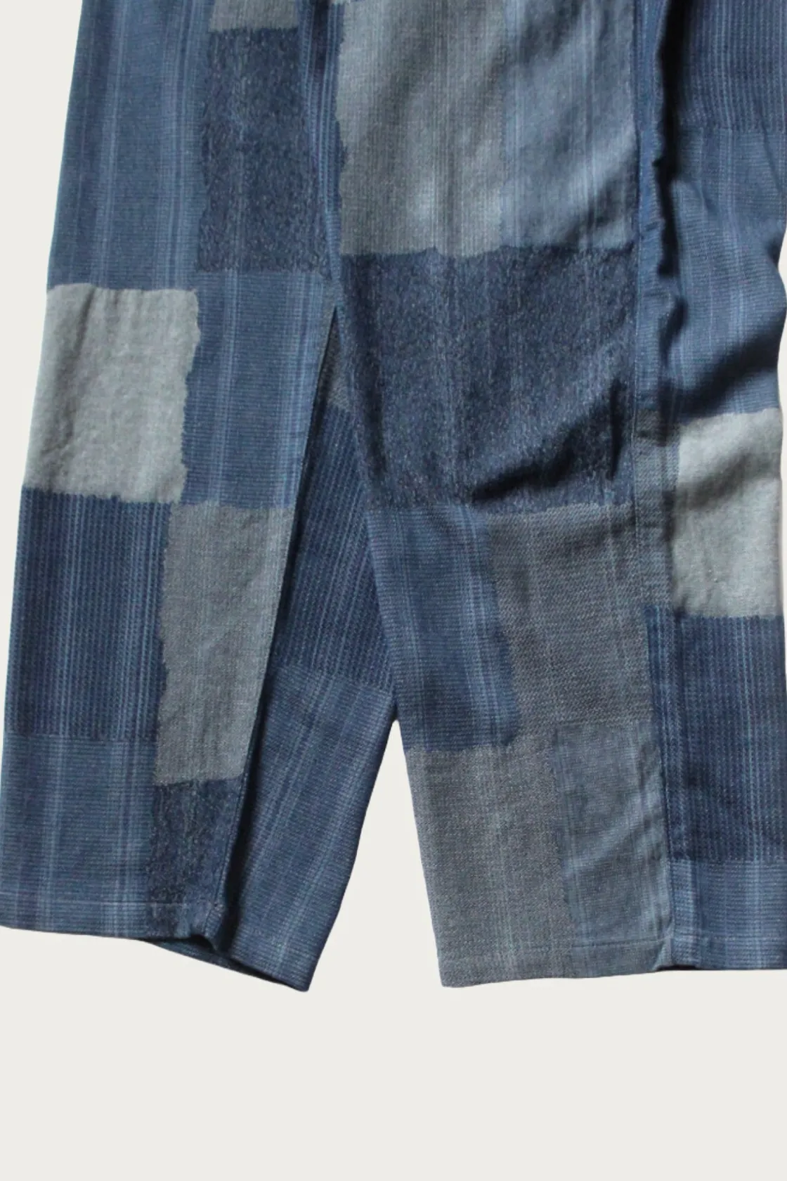 Pants<Kapital Cotton Linen TUGIHAGI EASY Pants - Navy