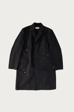 Coats, Jackets, And Vests<MM6 Maison Margiela Cotton Painter Jacket - Black
