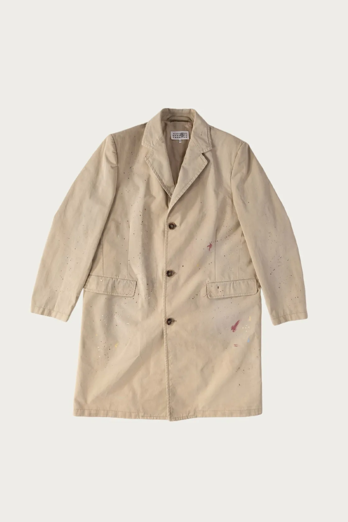 Coats, Jackets, And Vests<MM6 Maison Margiela Cotton Painter Jacket - Pink Beige