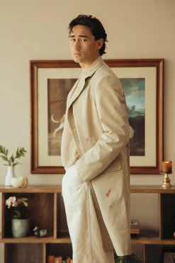 Coats, Jackets, And Vests<MM6 Maison Margiela Cotton Painter Jacket - Pink Beige