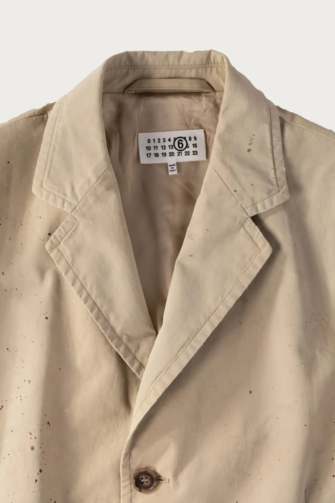 Coats, Jackets, And Vests<MM6 Maison Margiela Cotton Painter Jacket - Pink Beige