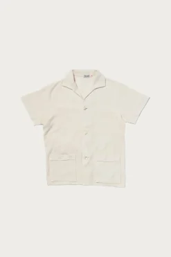 Shirts<The Real McCoys Cotton Pile Beach Shirt - Ecru