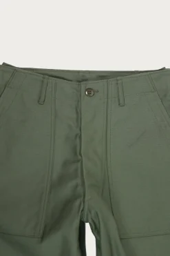Pants<The Real McCoys Cotton Sateen OG-107 - Olive